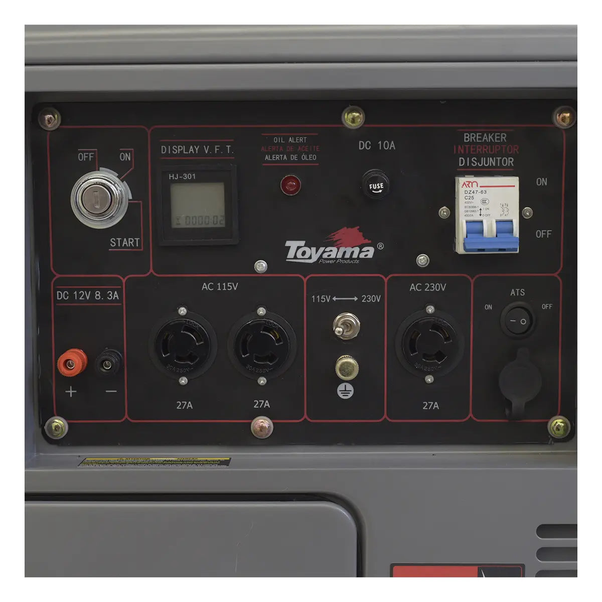 Generador Diésel Cabinado Toyama TDG7000SEXP 5,5kW