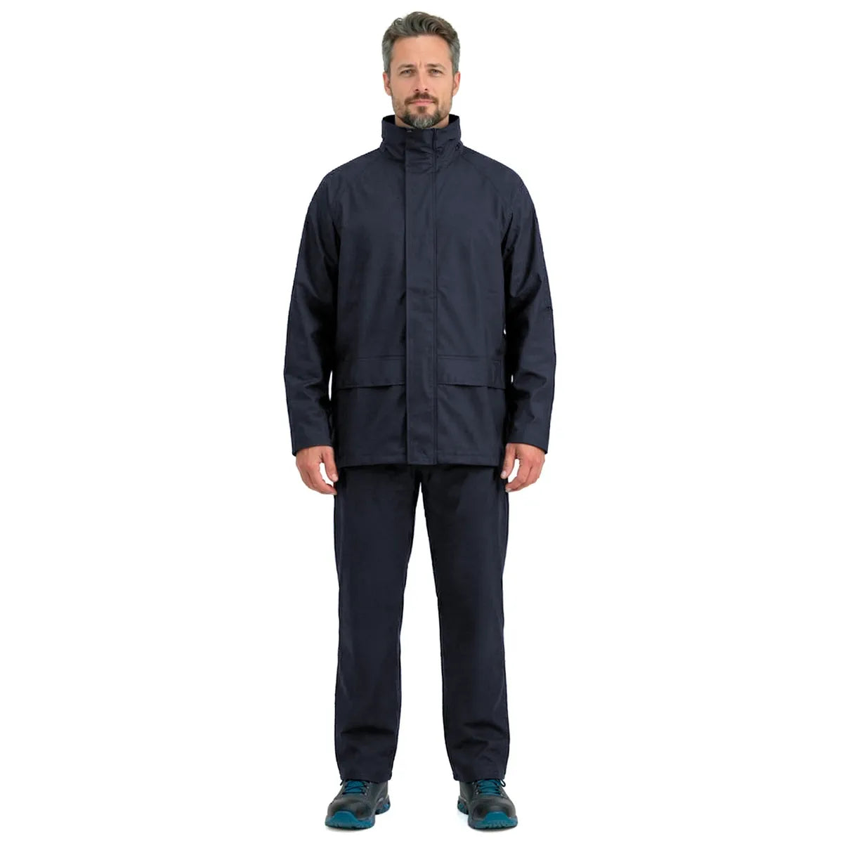 Traje Impermeable Alaska PU/PVC Azul Talla L