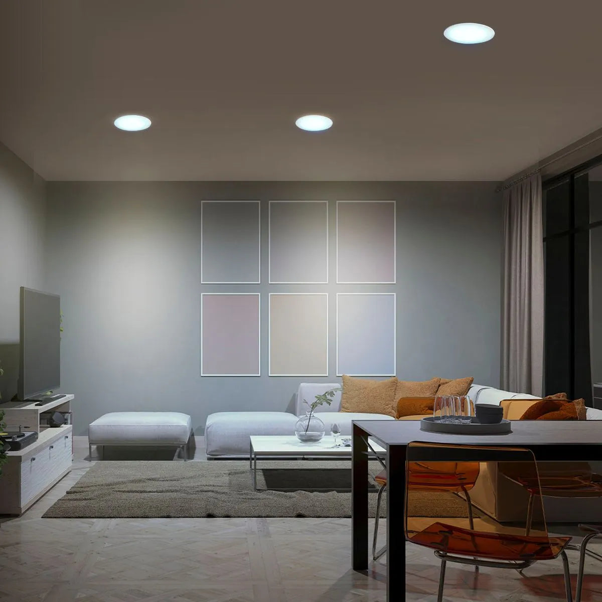UNILUX PANEL LED CIRCULAR 24W EMPOTRADO BLANCO 30CM
