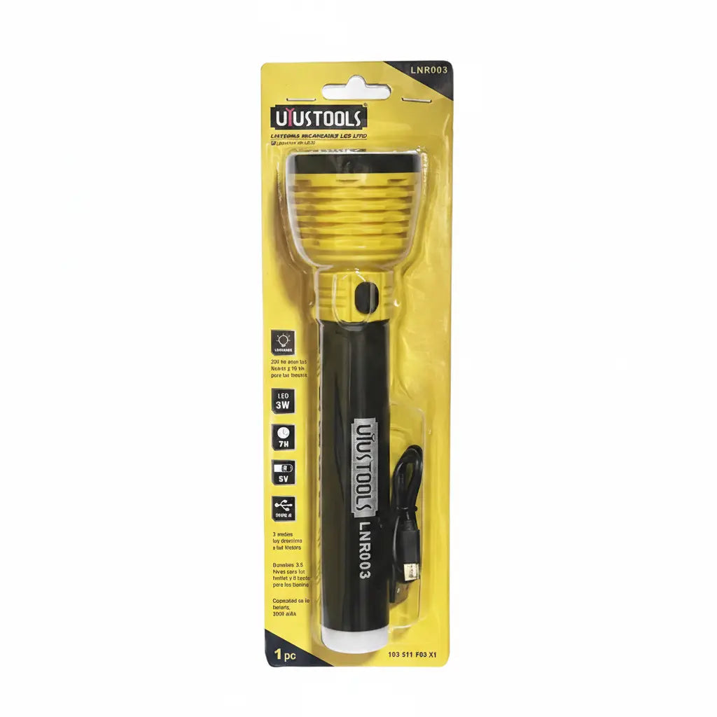 Linterna LED Recargable Uyustools 3W