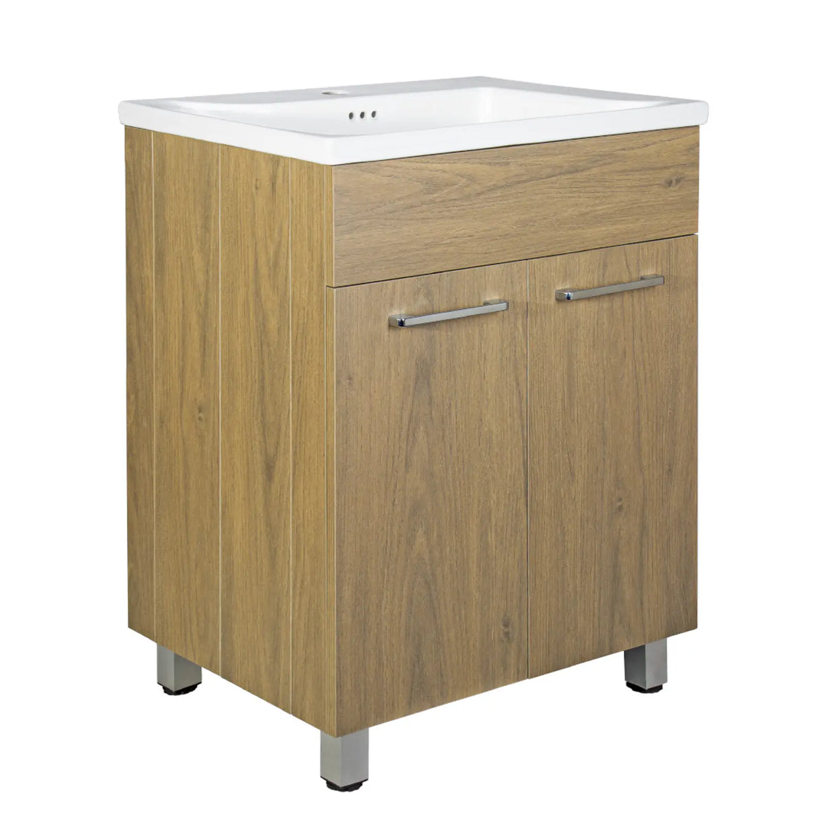 Mueble Vanitorio Duschy Abisko Nogal QuickFold 60,5 cm