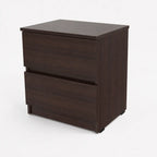 Velador Inval Chocolate 2 Cajones 51 x 48 x 37,5 cm