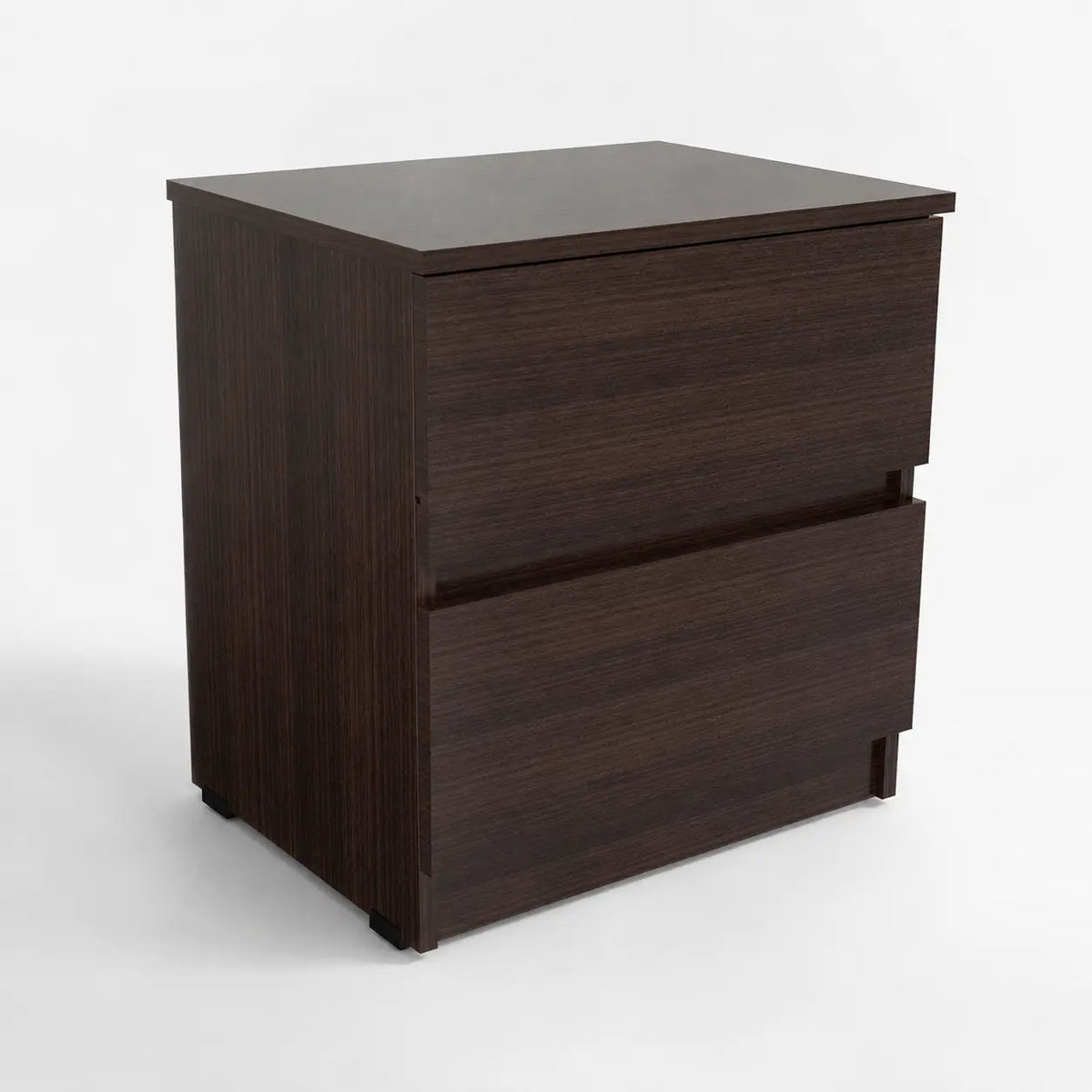 Velador Inval Chocolate 2 Cajones 51 x 48 x 37,5 cm