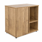 Velador Inval Chocolate Claro 1 Puerta 49 x 53 x 36,5 cm