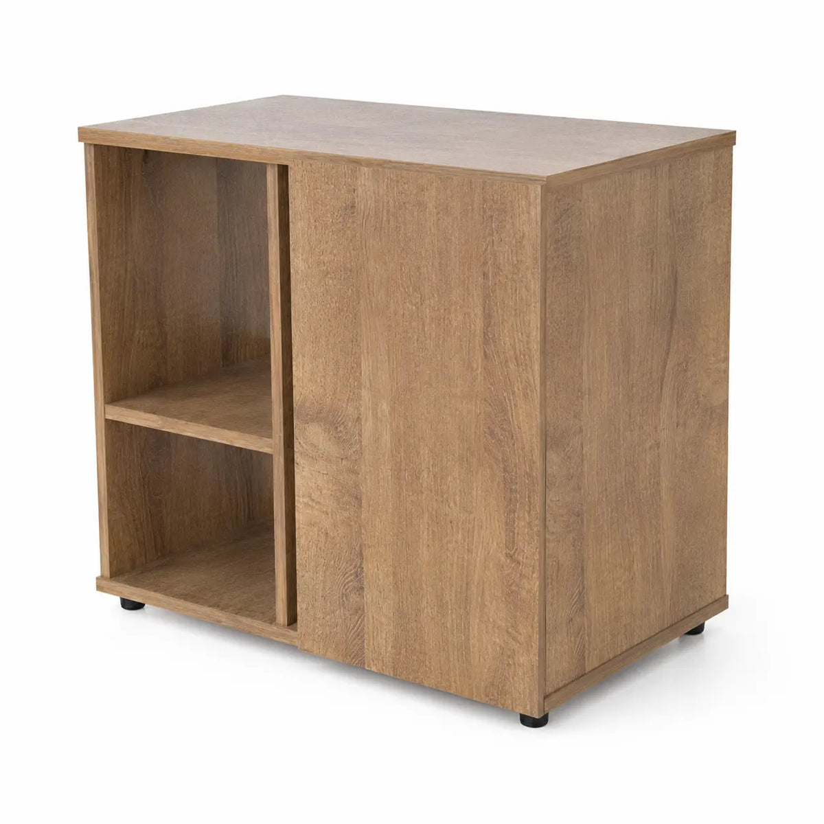 Velador Inval Chocolate Claro 1 Puerta 49 x 53 x 36,5 cm