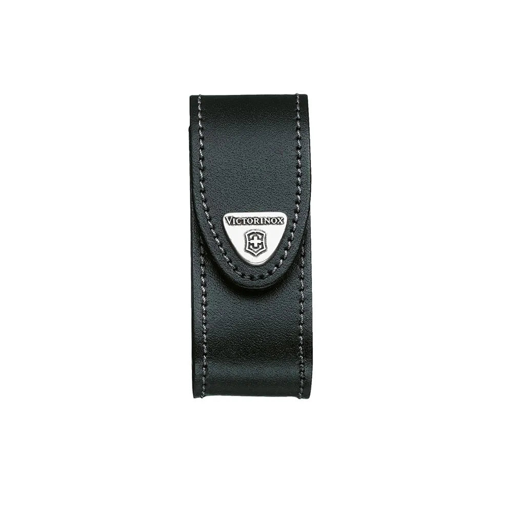 VICTORINOX ESTUCHE CUERO NEGRO 4.0520.3