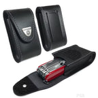 VICTORINOX ESTUCHE CUERO NEGRO TAMAÑO 9,8x5,2x3,7 CM 4.0521.3
