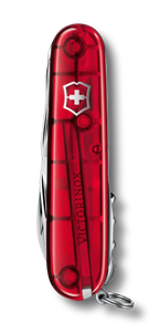 Victorinox Navaja Hunstman Roja Traslúcida | 15 Funciones