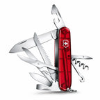 Navaja Suiza Victorinox Huntsman Roja Translúcida 15 Funciones