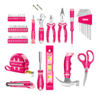 Caja de Herramientas Wadfow WHS3B89 89 Piezas Fucsia