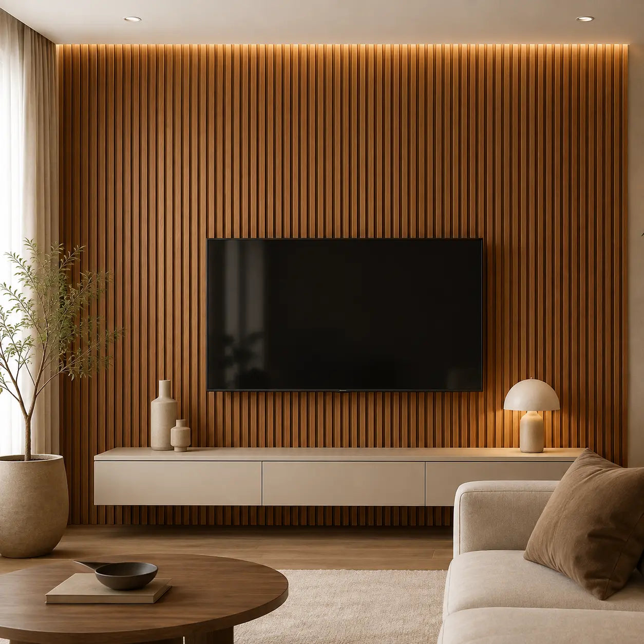 Wall Panel Decorativo Interior Nogal 16 x 290 cm