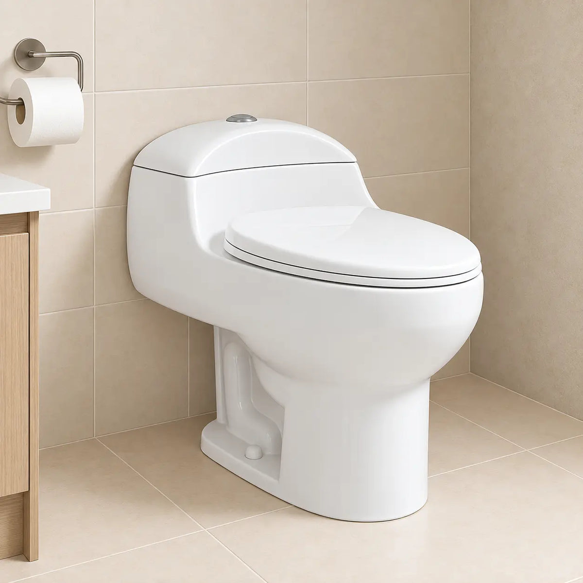 WC One Piece Mixa Castilla Elongado 30 cm con Asiento
